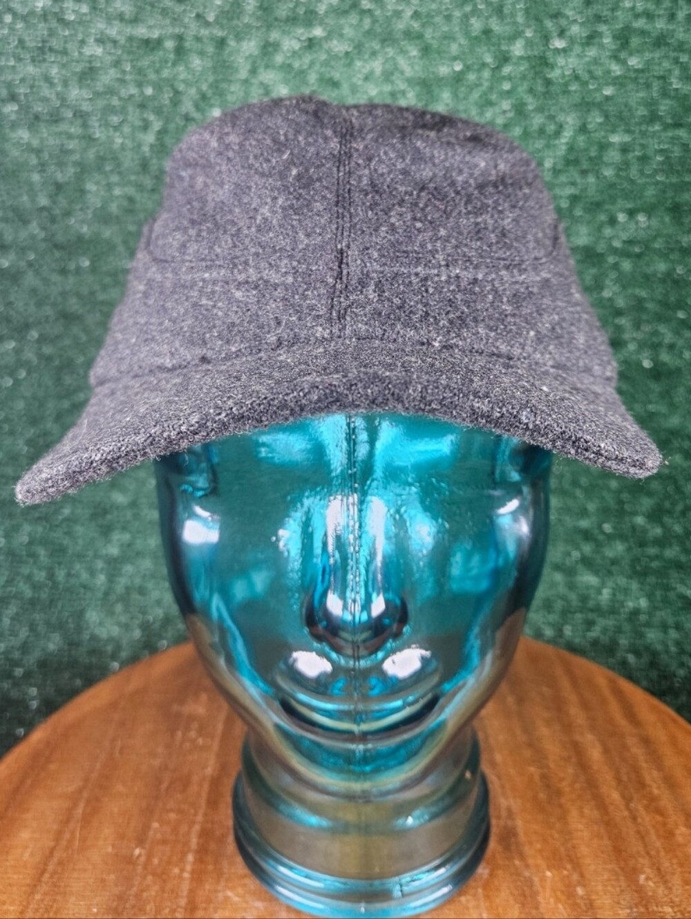 Rare Vintage Ralph Lauren Polo Sport Wool Cadet Cap / Size - Large / Dark Gray